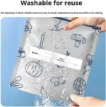 10 pcs Reusable Aluminum Foil Bag Food Storage Kitchenware - Image 2