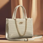 Chloe Textured Satchel Bag