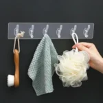 6 Pcs Self Adhesive Hook Sticker Home Improvement - Image 2