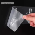 6 Pcs Self Adhesive Hook Sticker Home Improvement - Image 3