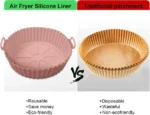 Air Fryer Silicone Pot 1pcs Kitchenware - Image 2