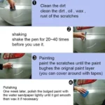 Car Scratch Repair Paint Pen Black Automotive - Image 2