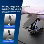 Magnetic Car Mobile Holder metal Mobile Accessories - Image 3