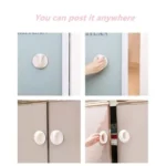 Self Adhesive Door Handles Sticker Hook Handle Home Improvement - Image 2