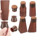 1pcs Silicone Anti Slip Chair Leg Cover with Pad Home Improvement