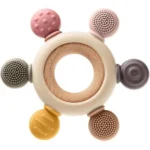 Silicone Wooden Baby Teether Baby Products