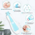 Baby Nail Electric Trimmer Kit Baby Products - Image 2