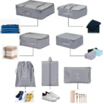 7 Pcs Travel organizer pouch bag Travelling Bags - Image 2