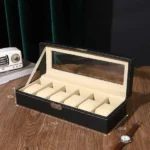 6 Slot Watch Collection Box cosmetic Bags - Image 2