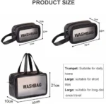3 pcs Wash Bag cosmetic Bags - Image 2