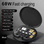 Travel Data Cable Set 60W Mobile Accessories - Image 2