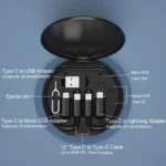 Travel Data Cable Set 60W Mobile Accessories - Image 3